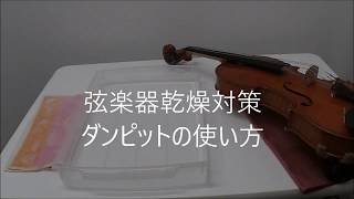 弦楽器乾燥対策ダンピットの使い方！島村楽器コクーンシティさいたま新都心店 [upl. by Esinek]