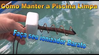 CRB118  Como Manter a Piscina Limpa  Faça seu ionizador Barato [upl. by Darda163]