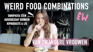 RARE VOEDSELCOMBINATIES VAN ZWANGERE VROUWEN PROBEREN 😩  DIT IS ZO VIES [upl. by Katy955]