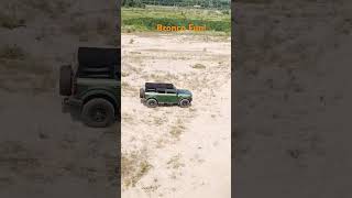 Sand Showdown Bronco Raptor takes on Bronco Wildtrak [upl. by Cyma]