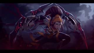 Jamila Animated Illustration Fanart  Battlerite  Timelapse [upl. by Garik]