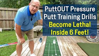 PuttOUT Pressure Putt Trainer Drills  Become Lethal Inside 6 Feet [upl. by Arnaldo]