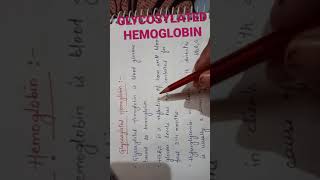 Glycosylated Hemoglobin HbA1C part1 [upl. by Erlewine]