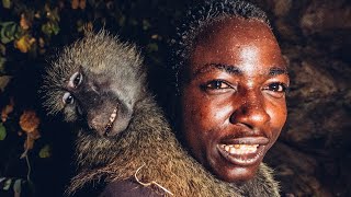 CATCHING BABOONS with the HADZA PEOPLE We finally got them [upl. by Kcirderfla57]