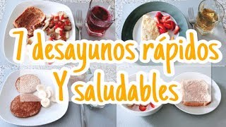 MENU DE DESAYUNOS RÁPIDOS Y SALUDABLES ♡ PARA NIÑOS Y ADULTOS  INSPÍRATE CONMIGO 🎀 [upl. by Cherise]