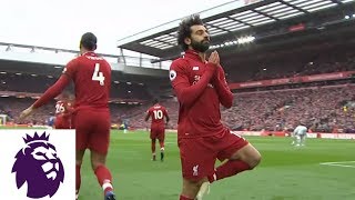 Mohamed Salah curls in unbelievable goal against Chelsea  Premier League  NBC Sports [upl. by Novat]