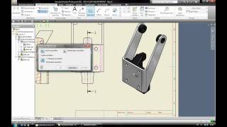 Inventor 2011 Zeichnungsansichten und Zeichnungskomentare deutsch [upl. by Westland234]