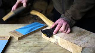 How to sharpen an axe with Robin Wood [upl. by Hagerman659]