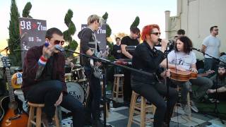 My Chemical Romance  Cancer Live Acoustic at 987FM Penthouse [upl. by Audras]