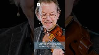 Henle Masterclass  Tutorial by Ingolf Turban on Kreutzers Etudes for Violin solo [upl. by Netsriik]