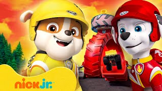 Rubble Is on the Monster Truck Double for a Red Hot Rescue w PAW Patrol Marshall  Rubble amp Crew [upl. by Phemia]