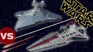 Venator Class Star Destroyer vs Victory I Star Destroyer  Star Wars Who Would Win [upl. by Yesiad640]