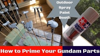 How to Prime Gundam Parts for Paint [upl. by Garry513]