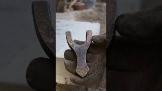 Casting Bronze Slingshot out of Scrap [upl. by Gudren361]