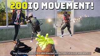 200 IQ Movement 🔥 This Is How You Rush in PUBG MOBILE [upl. by Parrisch]