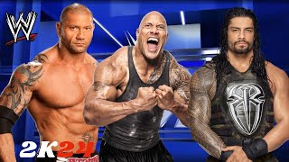 WWE2K24  EXTREME RULES  TRIPLE THREAT MATCH PS5 [upl. by Annaujat]