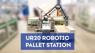 UR20 robotic pallet station [upl. by Notgnihsaw485]