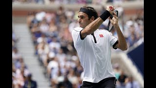 Roger Federer vs David Goffin Full Match  2019 US Open Round 4 [upl. by Evanne]