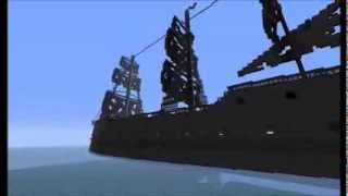 Minecraft Pirates of The Caribbean Black Pearl [upl. by Rudwik]