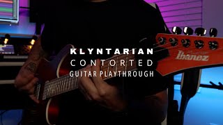 KLYNTARIAN  Contorted Guitar Playthrough [upl. by Nawj]