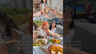 Full circle moment 🥹💕 girlhood friendship korea vlog minivlog studyabroad seoul wedding [upl. by Aerbua]