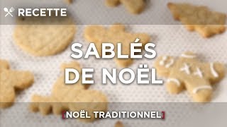 RECETTE  SABLÉS DE NOËL  NOËL TRADITIONNEL 🥧🥧☕ [upl. by Ahsiyk]