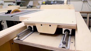 Sliding Table For The Table Saw ➲ DIY WoodWorking For Aug16 [upl. by Harihs399]