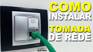 Como instalar TOMADA DE REDE RJ45 [upl. by Aray]