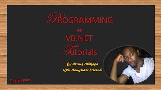 1 VB NET Tutorials for Beginners Introduction to Programming [upl. by Onia]