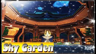 SKY PALACE  SERENITEA POT  TEAPOT IDEAS HOUSE DESIGNS  GENSHIN IMPACT [upl. by Mila167]