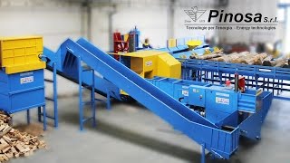 PINOSANET EPC 800 FIREWOOD PLANT [upl. by Bartholemy30]