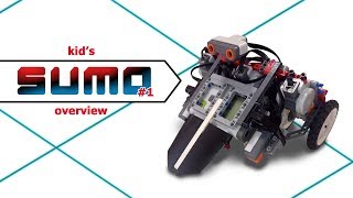 Lego SUMO bot 1  overview [upl. by Essirehs897]