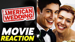 AMERICAN WEDDING Brits Reaction  First Time Watching RamonReacts AmericanWedding Comedy [upl. by Dayna]