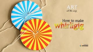 Arts amp Craft How to make Whirligig [upl. by Swagerty]