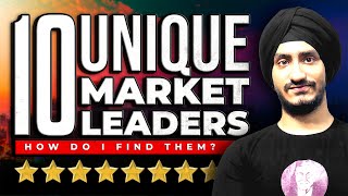 10 Unique Market Leaders 💪  How to find them 🤔 [upl. by Andaira]