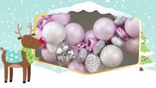 How to make a really SIMPLE bauble wreath [upl. by Pollerd]