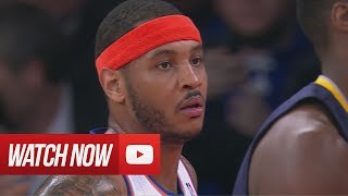 20140319  Carmelo Anthony Full Highlights vs Pacers  34 Pts 5 Assists [upl. by Ysdnil911]