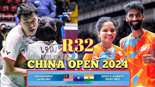 HEBAT🇲🇾Tan Kian MengLai Pei Jing MUDAH Atasi Lawan🔥👍Mara Ke Pusingan R16 ChinaOpen2024 [upl. by Manas718]