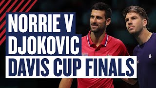 Highlights  Norrie v Djokovic  GB v Serbia  Davis Cup Finals 2023  LTA [upl. by Fredrick729]