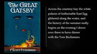 The Great Gatsby  By F Scott Fitzgerald audiobook full length [upl. by Chemaram]