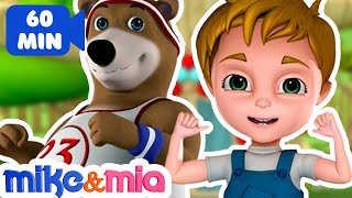 Head shoulders Knees and Toes  Kids Songs and Nursery Rhymes  Songs for Children by Mike and Mia [upl. by Karli835]