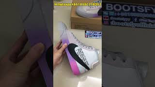 worth havingNike Blazer Mid Off White Wolf Grey Serena Queen AA3832 002 from BOOTSFY sneaker nike [upl. by Riki939]