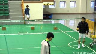 놀라운 세팍타크로 훈련 방법 발로 어떻게Amazing Sepaktakraw Training [upl. by Akema]