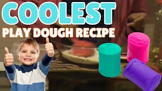 Coolest Preschool Playdough Recipe [upl. by Lenad]