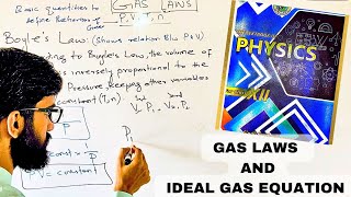 Gas Laws Ideal gas equation Boyles law Charles Law Avogadros Law physics physicsclass [upl. by Nesyla591]