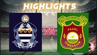 INTERSCHOOLS HIGHLIGHTS  Paul Roos vs Paarl Gim 1st XVs  2023 [upl. by Atteloiv]