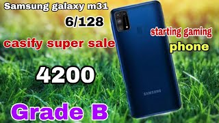 Samsung m31 unboxing 💥 Samsung review 🤪 Casify super sale unboxingvideo [upl. by Neyud810]