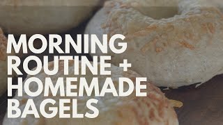 Large Family Morning Routine  Sourdough Discard Bagels [upl. by Strong]