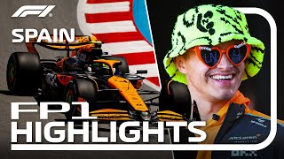 FP1 Highlights  2024 Spanish Grand Prix [upl. by Imef]