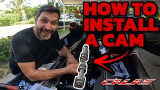 How To Install a Cam on Sea Doo Rotax Engine 215 260 300 325 RXPX RXTX GTI GTX GTR WAKE FISH PRO [upl. by Christis]